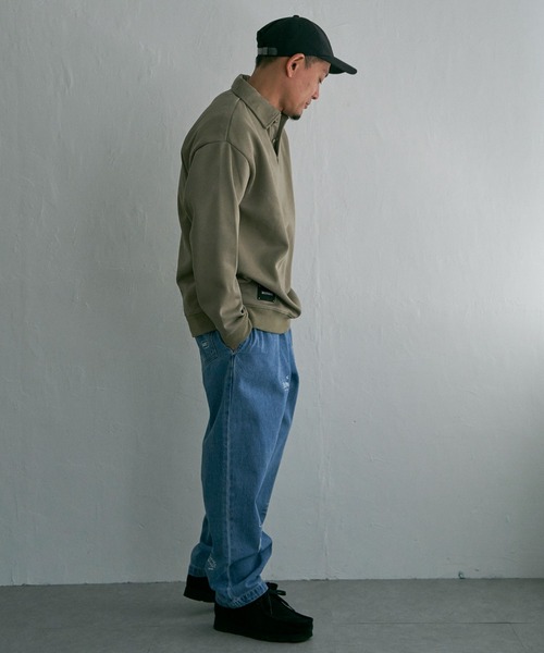 NO NEED（ノーニード） ジーンズ ラクガキプリント デニムパンツ