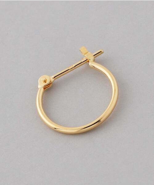 ピアス パイプフープピアス「M」 レディースの画像