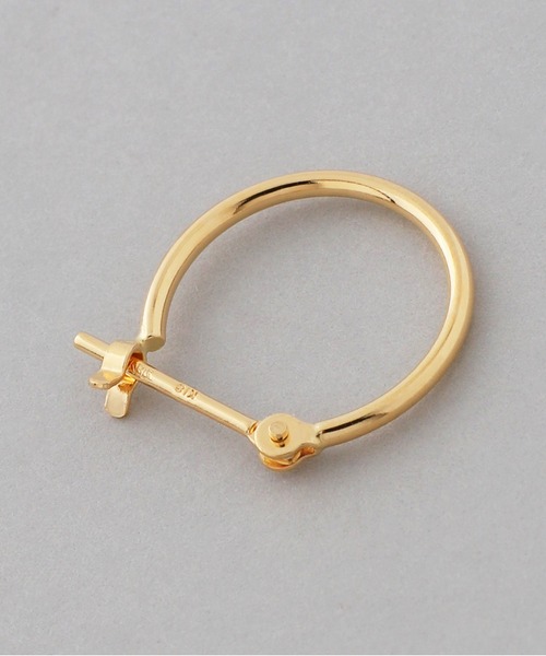 SIENA ROSE ゴールドフープピアス（片耳用） SIENA ROSE（シエナロゼ） ピアス ドロップラインフープピアス