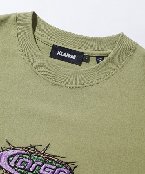 XLARGE tシャツ BARBED WIRE LOGO S/S TEE メンズ レディース