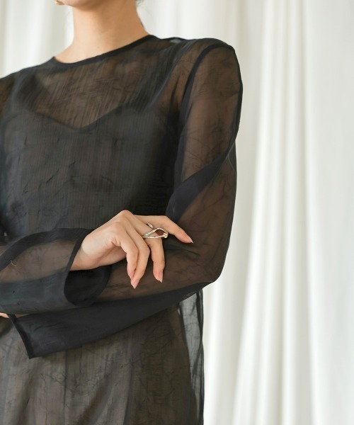 CIEL'AIR ワンピース 3WAY SHEER ONEPIECE : ZOZOTOWN Yahoo!店