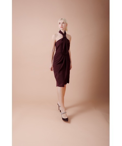 ホルターネックドレス CAYO HOSOMI ドレス ホルターネックドレス : ZOZOTOWN Yahoo!店
