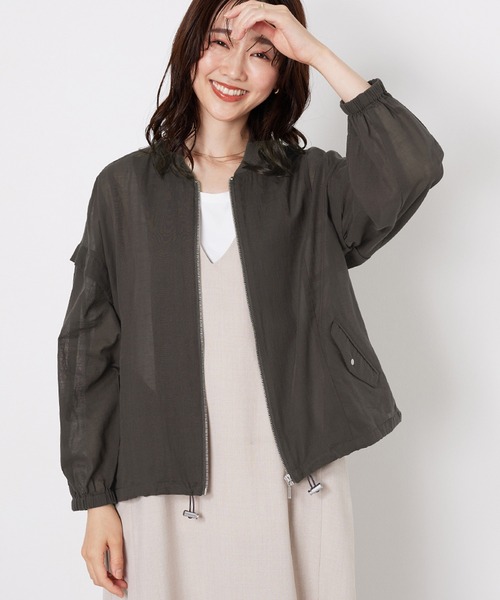 リミル♡シアーブルゾン rimir リミル シアーブルゾン シアーブルゾン | rimir