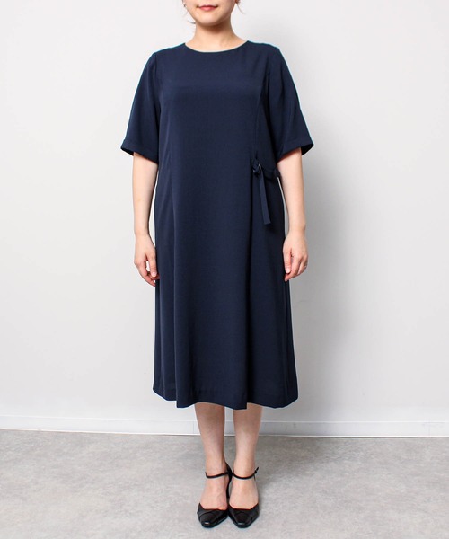 美品 バーバリー 花柄フレアロングワンピース ベルト Aライン ネイビー 透け 美品 バーバリー 花柄フレアロングワンピース ベルト Aライン