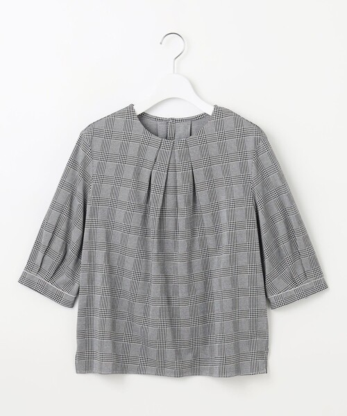 tシャツ チェックジャージー カットソー レディース tシャツ チェックジャージー カットソー レディース : ZOZOTOWN