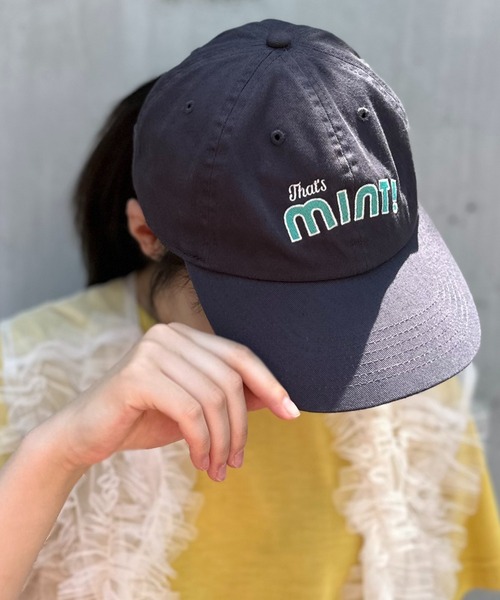 STONE  LOGO CAP 刺繍ロゴ ベースボールキャップ NAVAL｜*新色追加【sqnz(エスキュンズ)】sqnz logo cap / ロゴ ベース