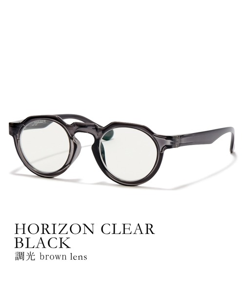 Jugaad14 サングラス 「Jugaad14」HORIZON CLEAR black レディース