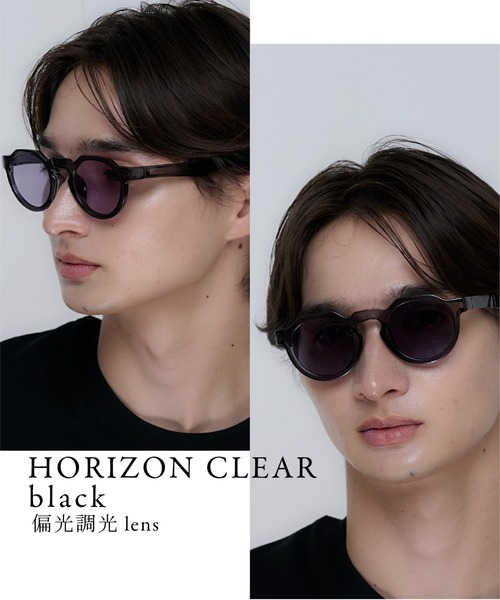サングラス Jugaad14 サングラス 「Jugaad14」HORIZON CLEAR black