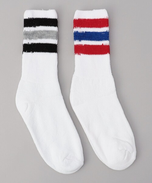Railroad Sock 靴下 「お得な2足セット」Railroad sock ライン