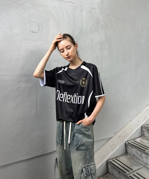 DEFLEXTION tシャツ 「DEFLEXTION / ディフレクション」Soccer shirt