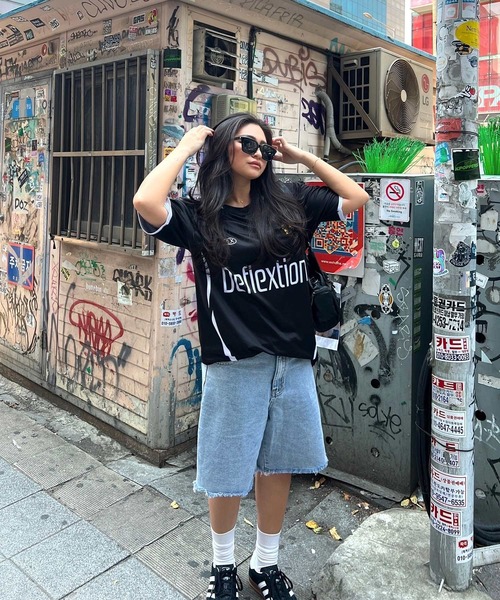 tシャツ 「DEFLEXTION / ディフレクション」Soccer shirt / サッカー ゲームシャツ レディース メンズ DEFLEXTION tシャツ 「DEFLEXTION / ディフレクション」Soccer
