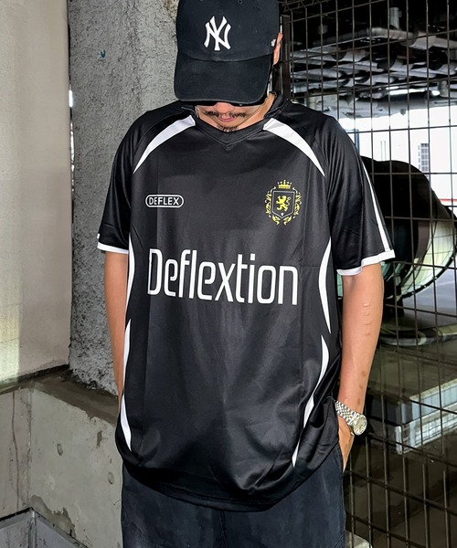 tシャツ 「DEFLEXTION / ディフレクション」Soccer shirt / サッカー ゲームシャツ レディース メンズ DEFLEXTION tシャツ 「DEFLEXTION / ディフレクション」Soccer