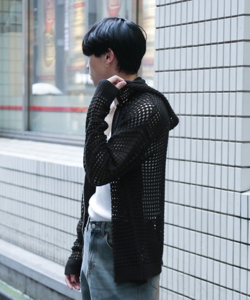3.3 FIELD TRIP パーカー Field Trip／メッシュパーカー メンズ
