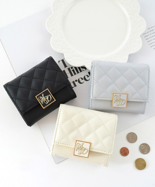 SecretDoor（シークレットドア） 財布 キルティング ボックスコイン 三