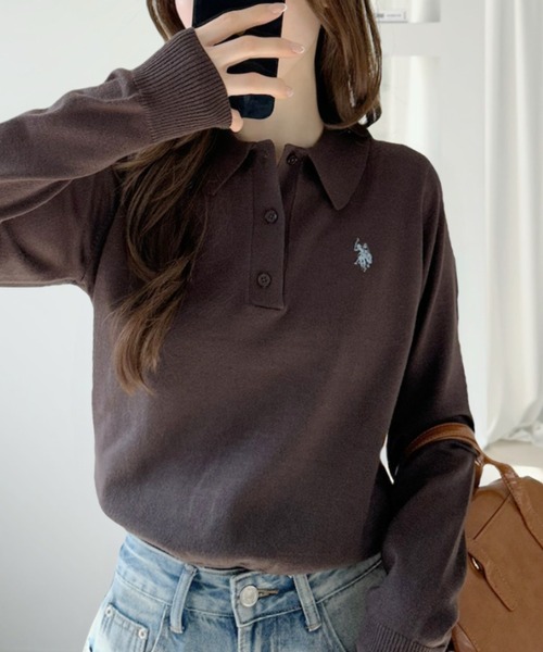 U.S. POLO ASSN.（ユーエスポロアッスン） ポロシャツ ポロ ×Ada