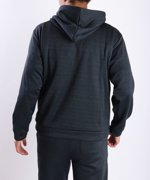 WESTSEA パーカー nature globe 裏シャギー MIX生地 長袖 プルパーカー