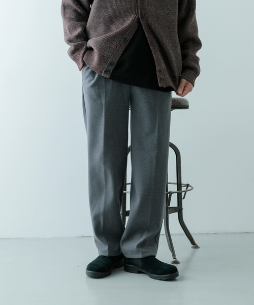 ITEMS URBANRESEARCH スラックス 静電気防止 ウールタッチTR