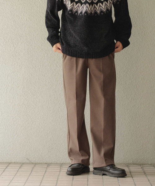 ITEMS URBANRESEARCH スラックス 静電気防止 ウールタッチTR