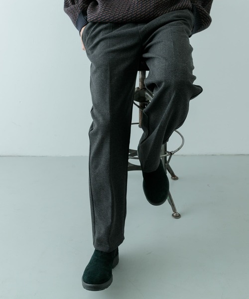 ITEMS URBANRESEARCH スラックス 静電気防止 ウールタッチTR