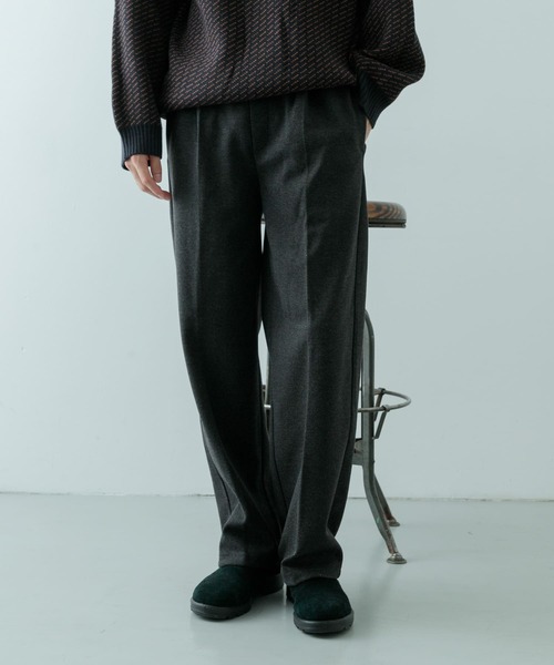 スラックス ITEMS URBANRESEARCH スラックス 静電気防止 ウールタッチTR