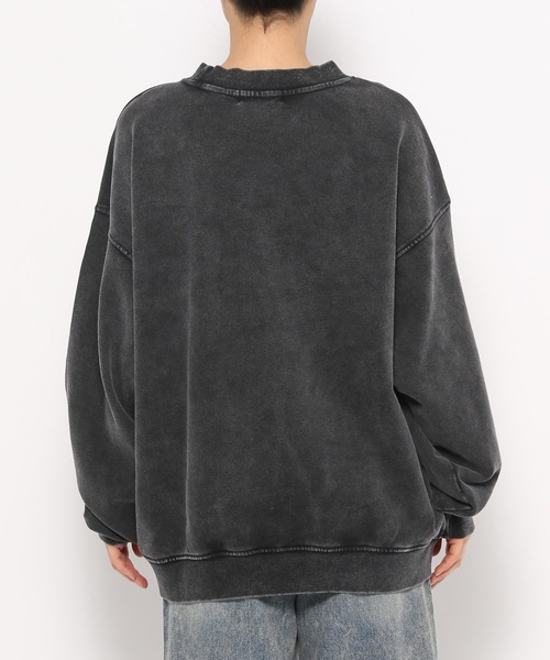 トレーナー スウェット 「UNISEX」SAINTPAIN／メタルピグメントプルオーバー レディース メンズ トレーナー スウェット 「UNISEX」SAINTPAIN／メタルピグメント