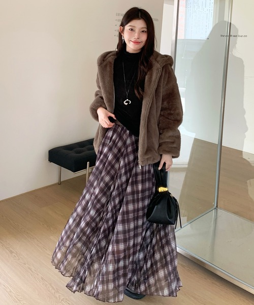 コート アウター フェイクファー ジャケット パーカー レディース