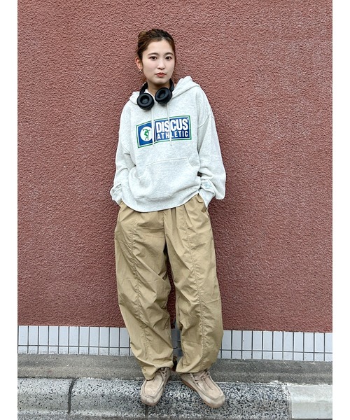 Ungrid（アングリッド） パンツ ナイロン混ボリュームラフパンツ