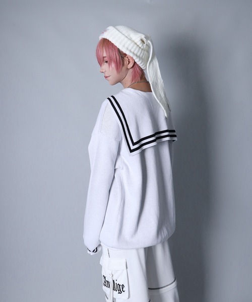 Amilige（アミリージュ） ニット セーター MELTセーラーカラーニット