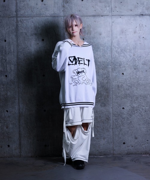 amerge ニット シェア 畔編みウールニットセーター（ニット/セーター/ユニセックス