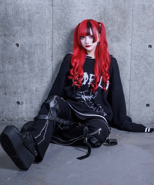 Amilige（アミリージュ） ニット セーター MELTセーラーカラーニット