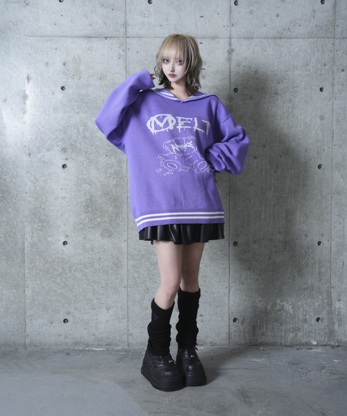 Amilige（アミリージュ） ニット セーター MELTセーラーカラーニット