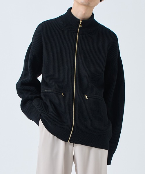 【大人気】クルニ ニット　セーター 1　Collarless Buttoned CULLNI セーター ニット 「CULLNI」「別注」 DRIVERS KNIT