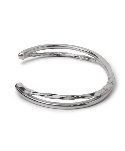 Lion Heart silver925 フローラル　バングル　美品 LION HEART バングル “for Gift”スピニンググロウバングル