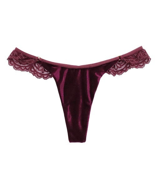 ANNEBRA（アンブラ） ショーツ Velvet ベロア×レースソング : ZOZOTOWN