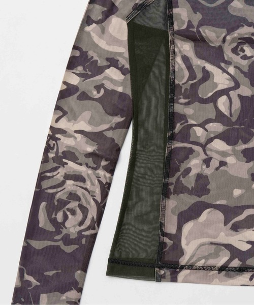 tシャツ Camouflage Mesh Fabric Inner Tops/カモフラージュメッシュインナー「MAISON SPECIAL/メゾンスペ MAISON SPECIAL tシャツ Camouflage Mesh Fabric Inner Tops