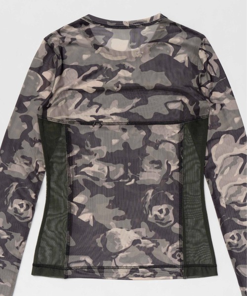 tシャツ Camouflage Mesh Fabric Inner Tops/カモフラージュメッシュインナー「MAISON SPECIAL/メゾンスペ MAISON SPECIAL tシャツ Camouflage Mesh Fabric Inner Tops