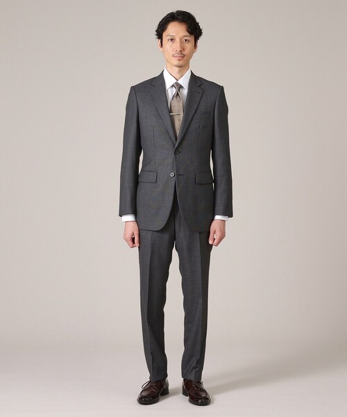 【希少！！】 TAKEO KIKUCHI スーツ 「3ピース対応」バーズアイ セットアップ スーツ