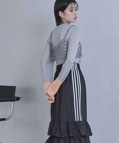 miette（ミエット） キャミソール クリアビーズビスチェ : ZOZOTOWN