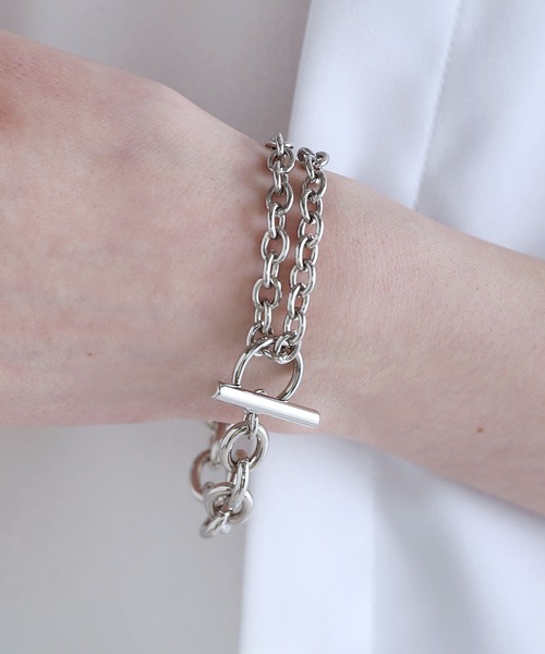 amp japan（アンプジャパン） ブレスレット Mixed Cable Chain BR