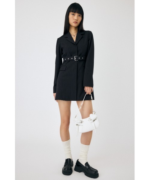 MOUSSY（マウジー） ワンピース LONG SLEEVE BLAZER ミニドレス
