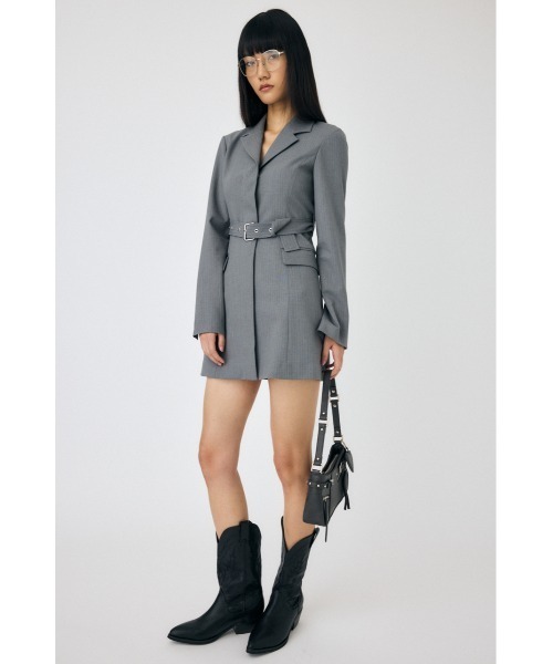 MOUSSY（マウジー） ワンピース LONG SLEEVE BLAZER ミニドレス