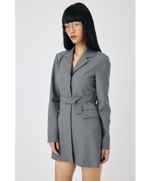 MOUSSY（マウジー） ワンピース LONG SLEEVE BLAZER ミニドレス