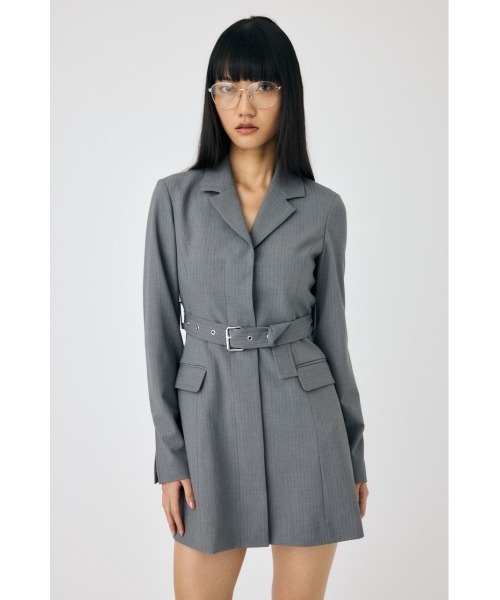 MOUSSY（マウジー） ワンピース LONG SLEEVE BLAZER ミニドレス
