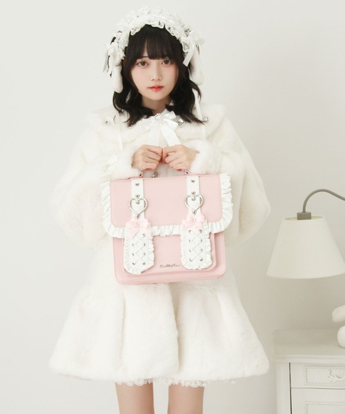 美品　デュアルビュー　ホワイト モヘヤコート 襟付き one after another NICE CLAUP｜衿つきファーミドルコート | Rakuten