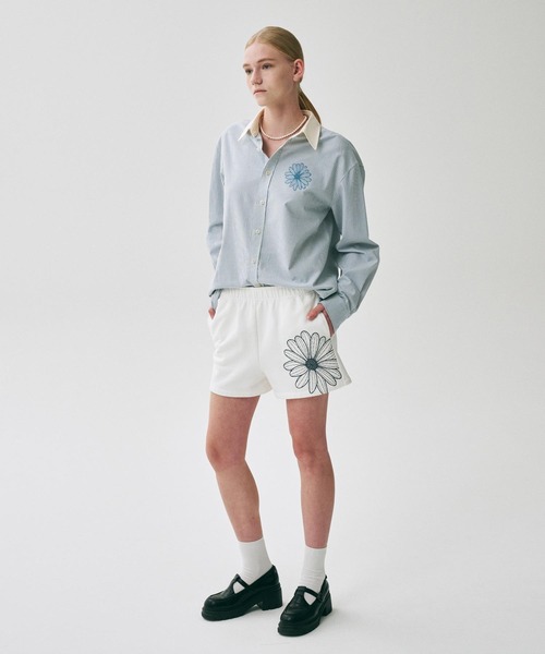 Mardi Mercredi SWEATSHORTSFLOWERショートパンツ Mardi Mercredi SWEATSHORTSFLOWERショートパンツ - メルカリ