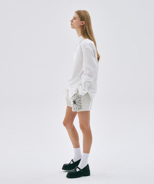 【Mardi Mercredi】★人気★25SSスウェットショーツフラワー セール】SWEAT SHORTS FLOWER（スウェットパンツ）｜Mardi