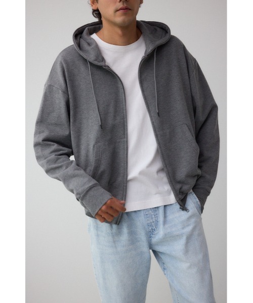 AZUL BY MOUSSY ダブルフルジップパーカー　新品 美品】AZUL BY MOUSSY アズールバイマウジー パーカー メンズ