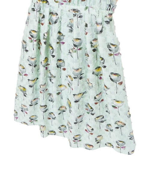 ANAYI ワンピース カットジャガードフラワープリント : ZOZOTOWN