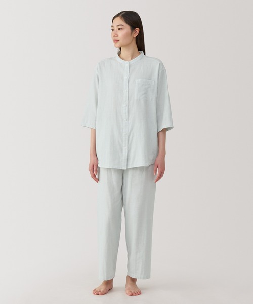 無印良品（MUJI） パジャマ ルームウェア 婦人 脇に縫い目のない 薄手