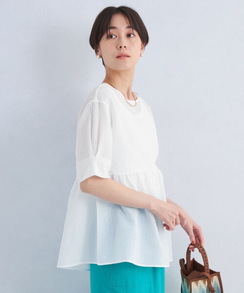 新品 greenlabelrelaxingサッカーペプラムプルオーバーカットソー 3500024Y0049_m1_a036.jpg